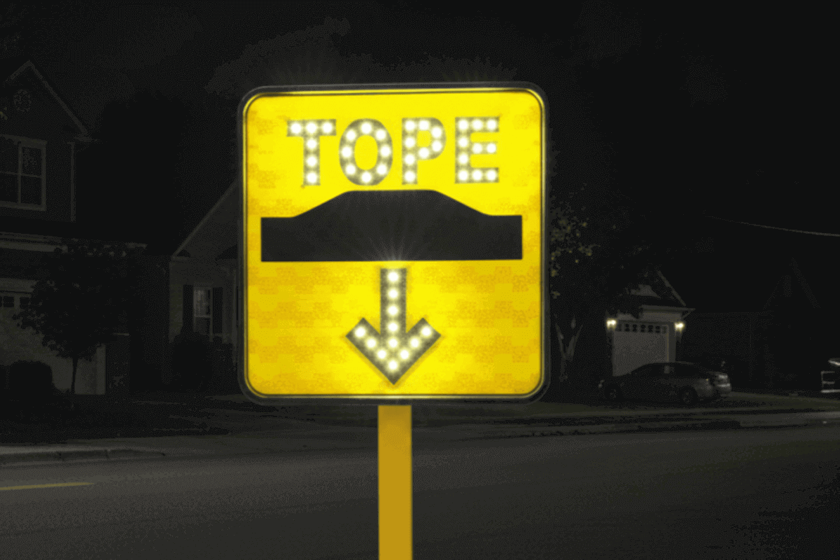 señalamiento de plástico reforzado